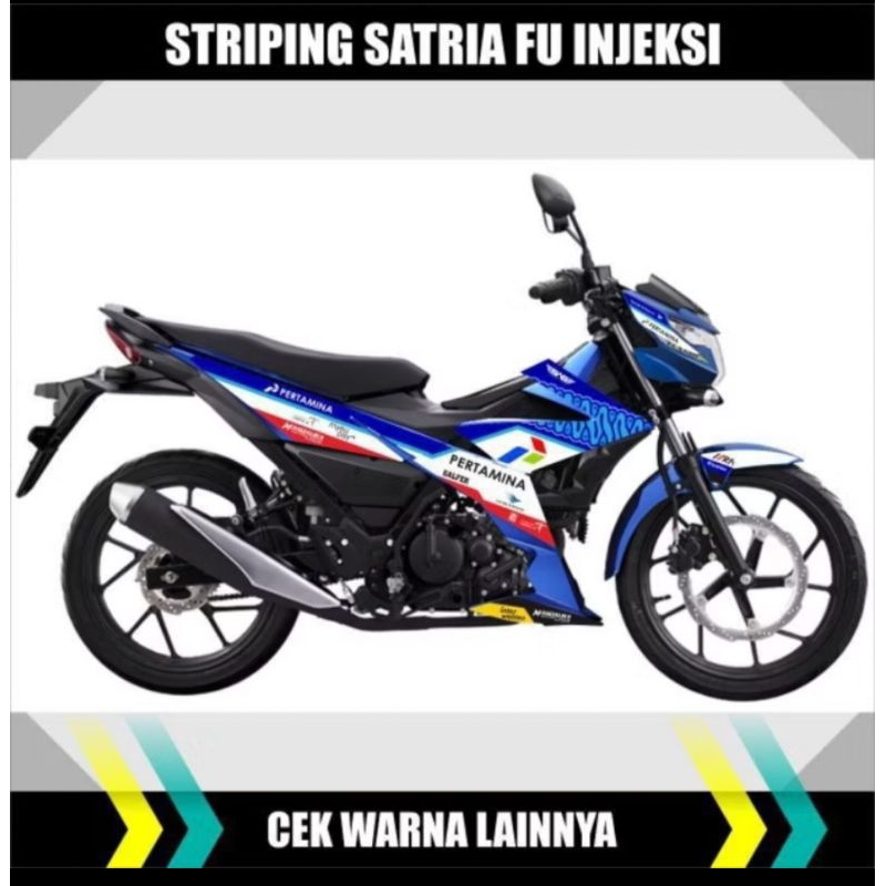 decal  striping satria fu injeksi/striping sticker satria fu injeksi