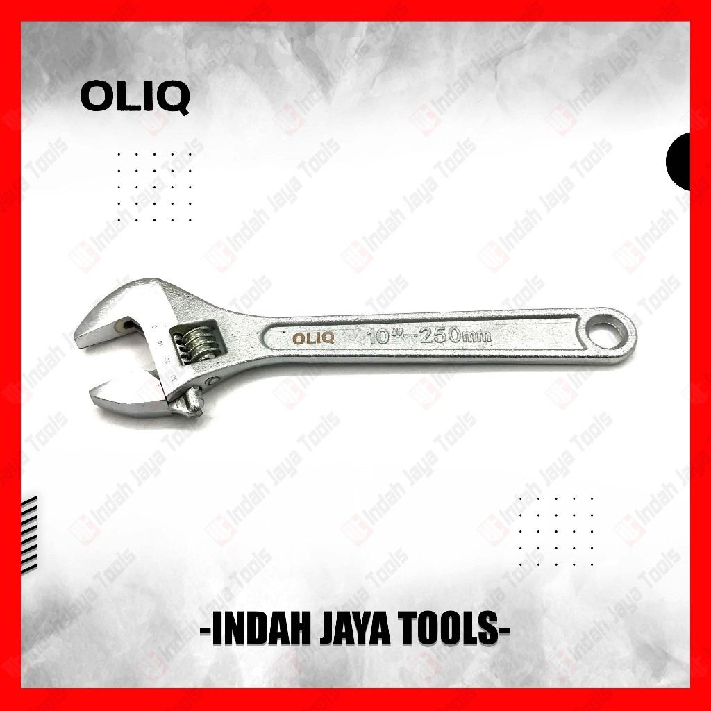 Oliq Kunci Inggris 10 Inch - Adjustable Spanner Bago 250 Mm Forged Steel Wrench