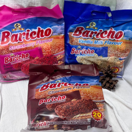 

3 BKS BARICHO COKLAT COMPUND MANIS DENGAN SEREAL ISI 20pcs berat 140gr