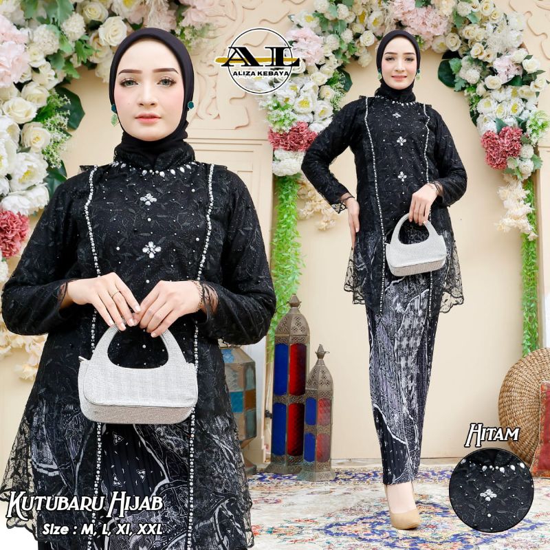 SETELAN KEBAYA KUTUBARU HIJAB / KUTUBARU SANGHAI / KEBAYA WISUDA