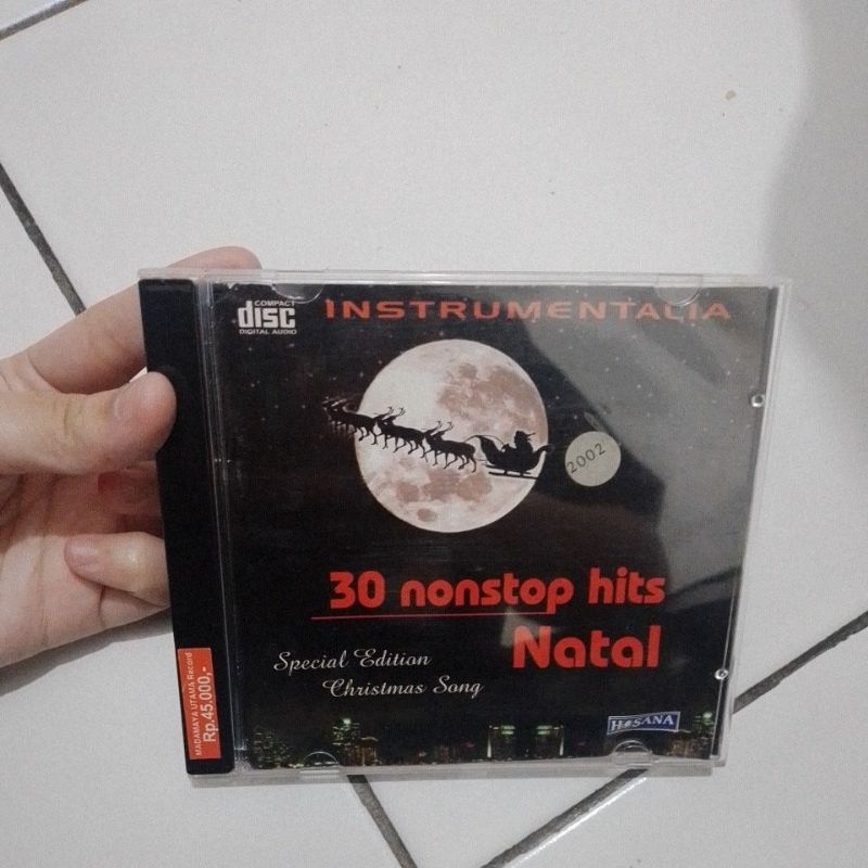 CD Lagu Instrumentalia 30 Nonstop Hits Natal Special Edition Christmas Song 2002 Hosana by Pt. maday