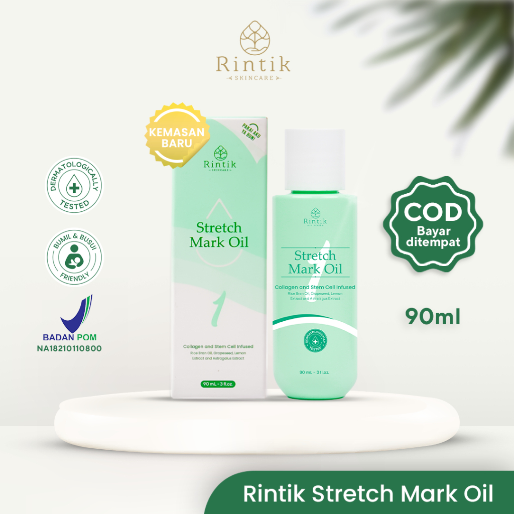 RB PROMO SIAP KIRIM Stretch Mark Selulit Oil By Rintik Skincare Pemudar Stretch Mark ALEYA STRETCH