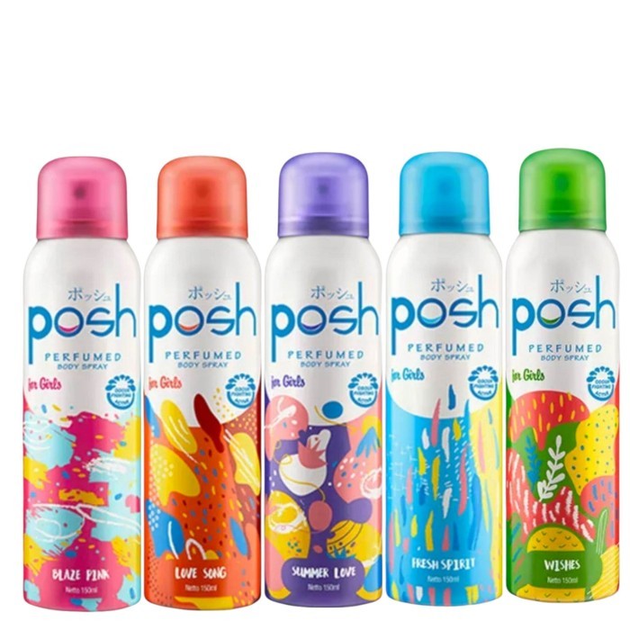 Posh Spray Cologne 150ML - Bodyspray Posh Hijab 150ML