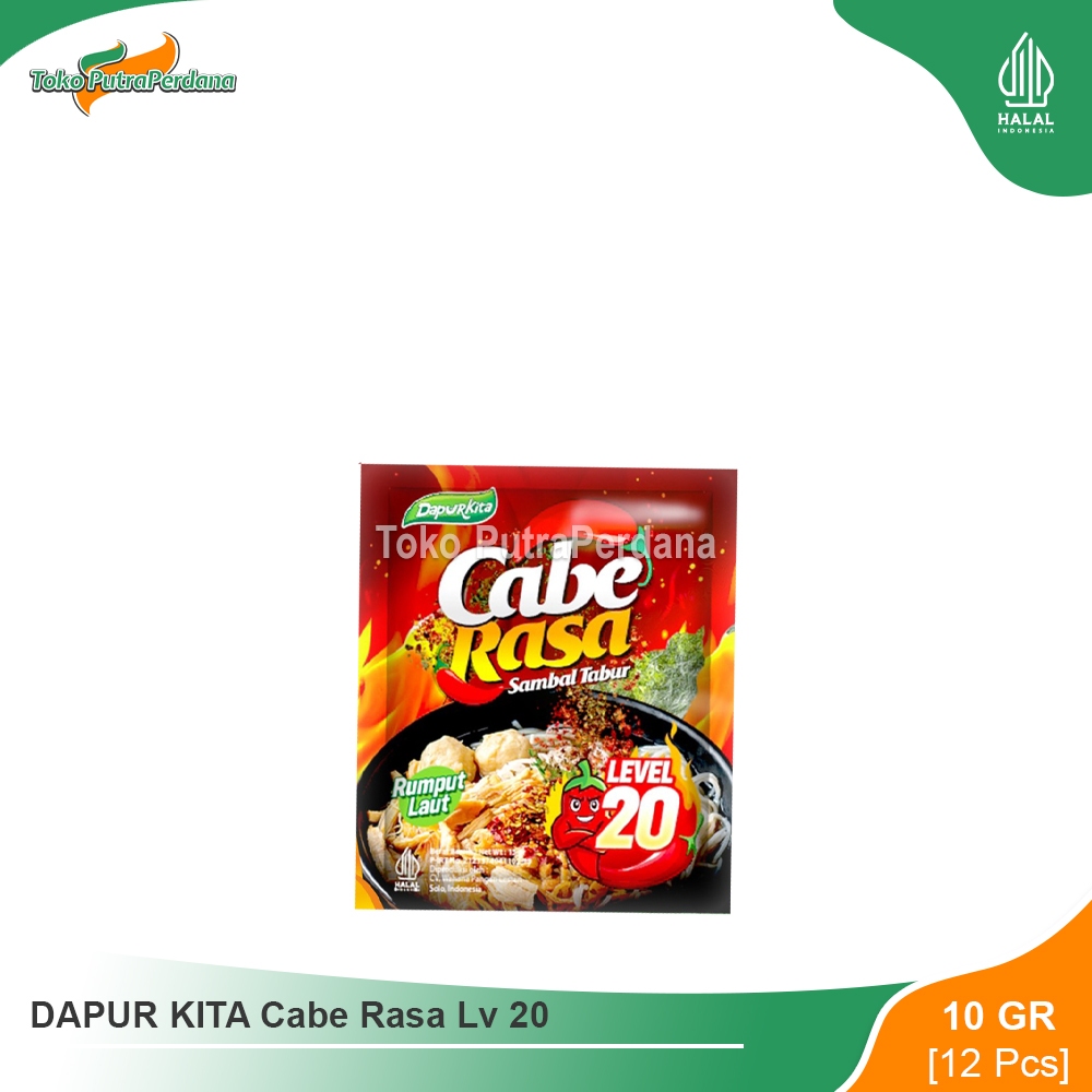 

DAPUR KITA Cabe Rasa Tabur Lv 20 (12 Pcs)