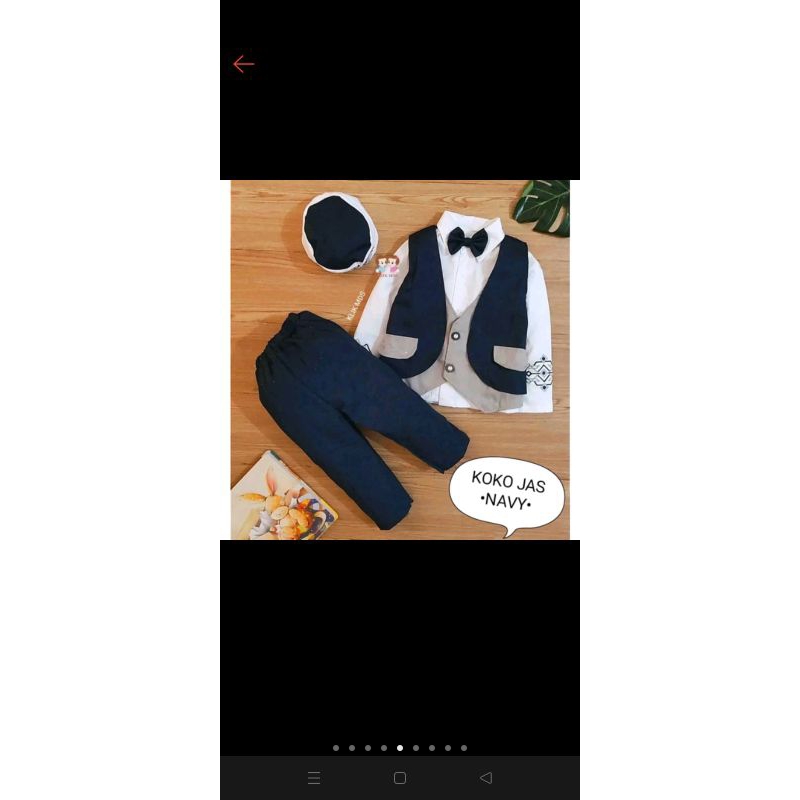 setelan Koko Muslim Anak Laki - Laki Model Jas Rompi Premium