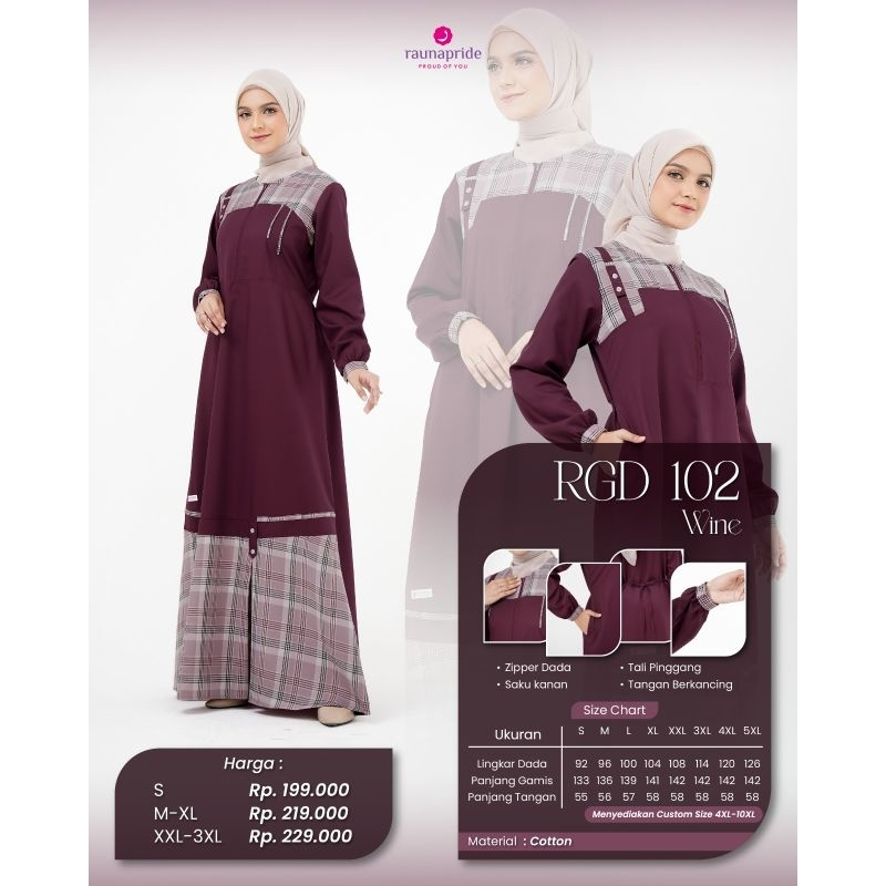 BAJU GAMIS DEWASA MOTIFBY RAUNA/ GAMIS DEWASA BAHAN KATUN/ BAJU GAMIS DEWASA TERBARU BY RAUNA ORI/ B