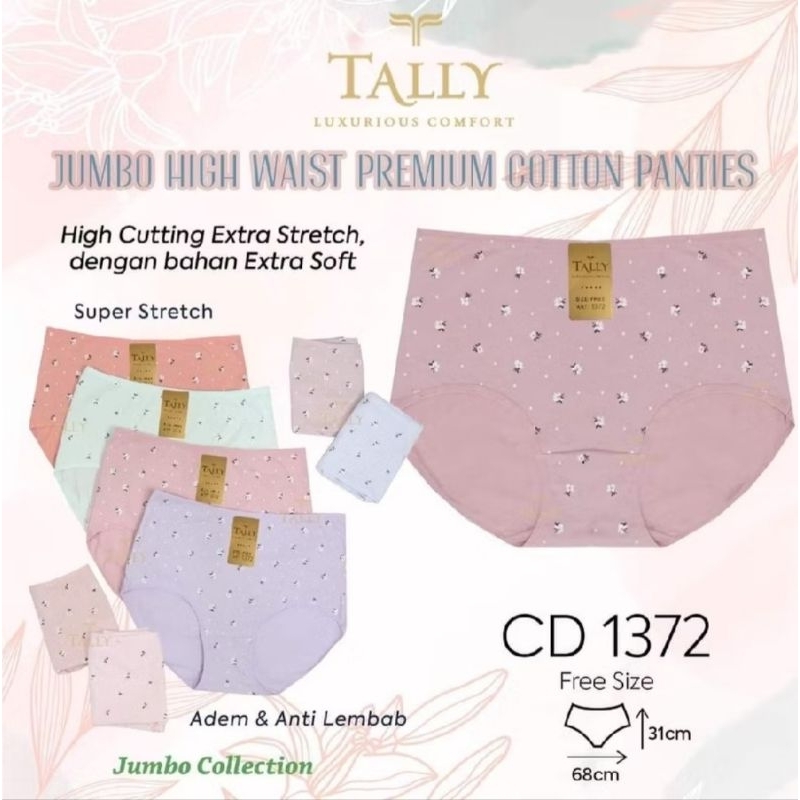 TALLY CELANA DALAM WANITA JUMBO TALLY 1372 CD TALLY 1372 JUMBO CELANA DALAM JUMBO TALLY CD TALLY JUM