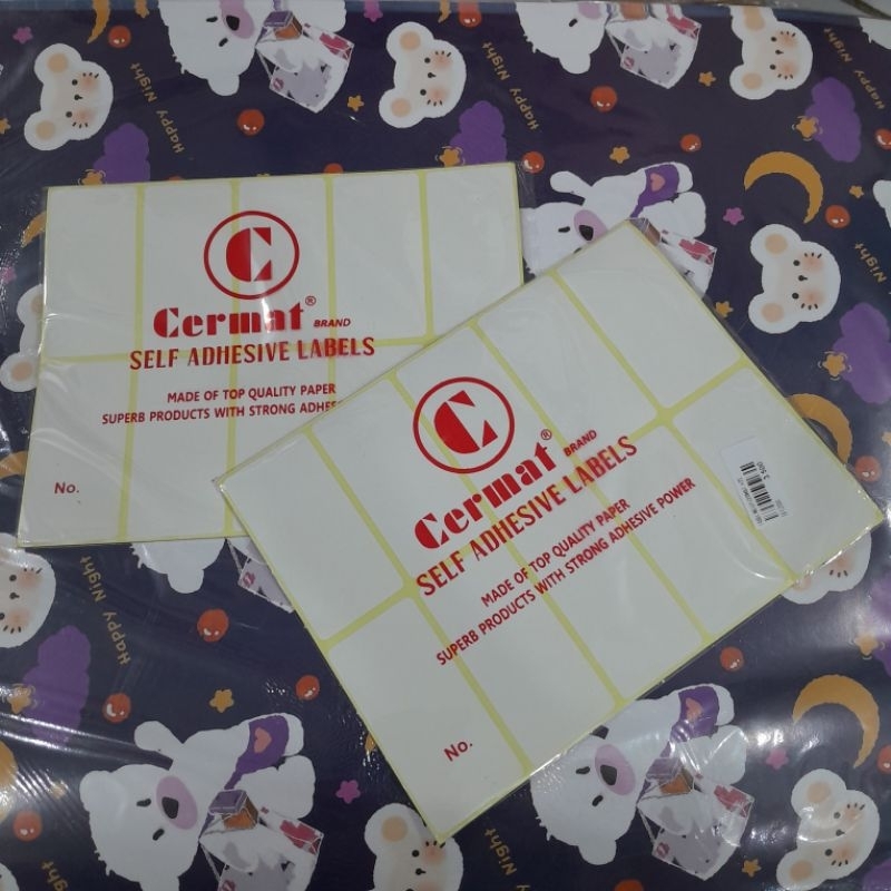 

LABEL NAMA NO.121 DAN NO.103 MERK TOPLA CERMAT LEBEL UNDANGAN LEBEL STICKER NAMA ISI 7 LEMBAR