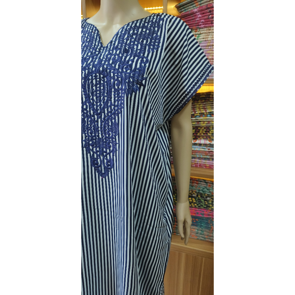 Daster Motif Salur bahan rayon premium
