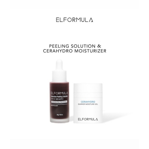 Elformula Peeling Solution & Cerahydro Moisturizer