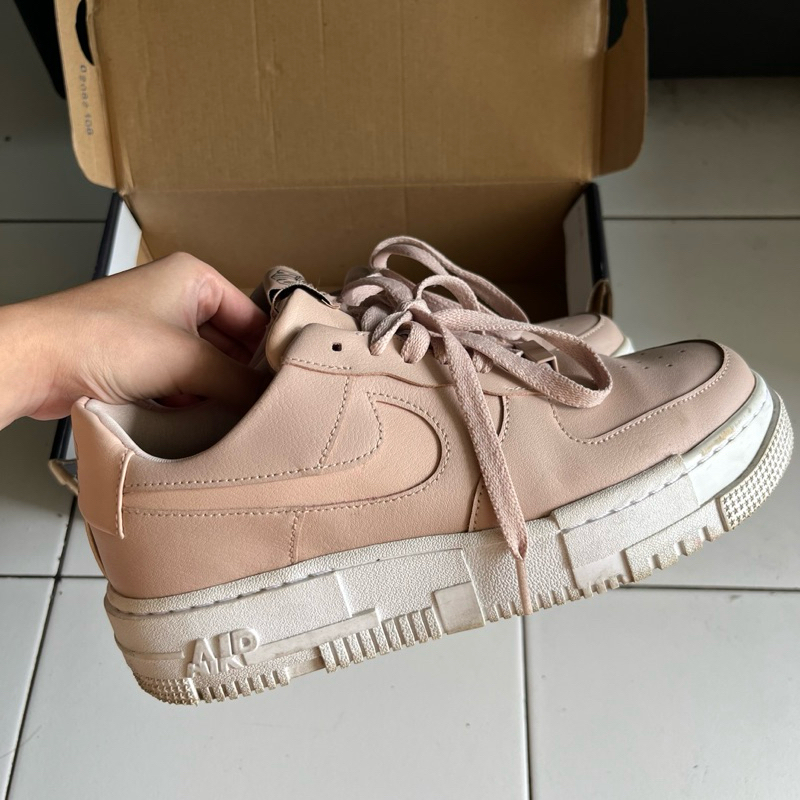 PRELOVED Sepatu Nike AF1 Pink Original | Sneakers Sepatu Wanita Sepatu Casual Nike Pink Original