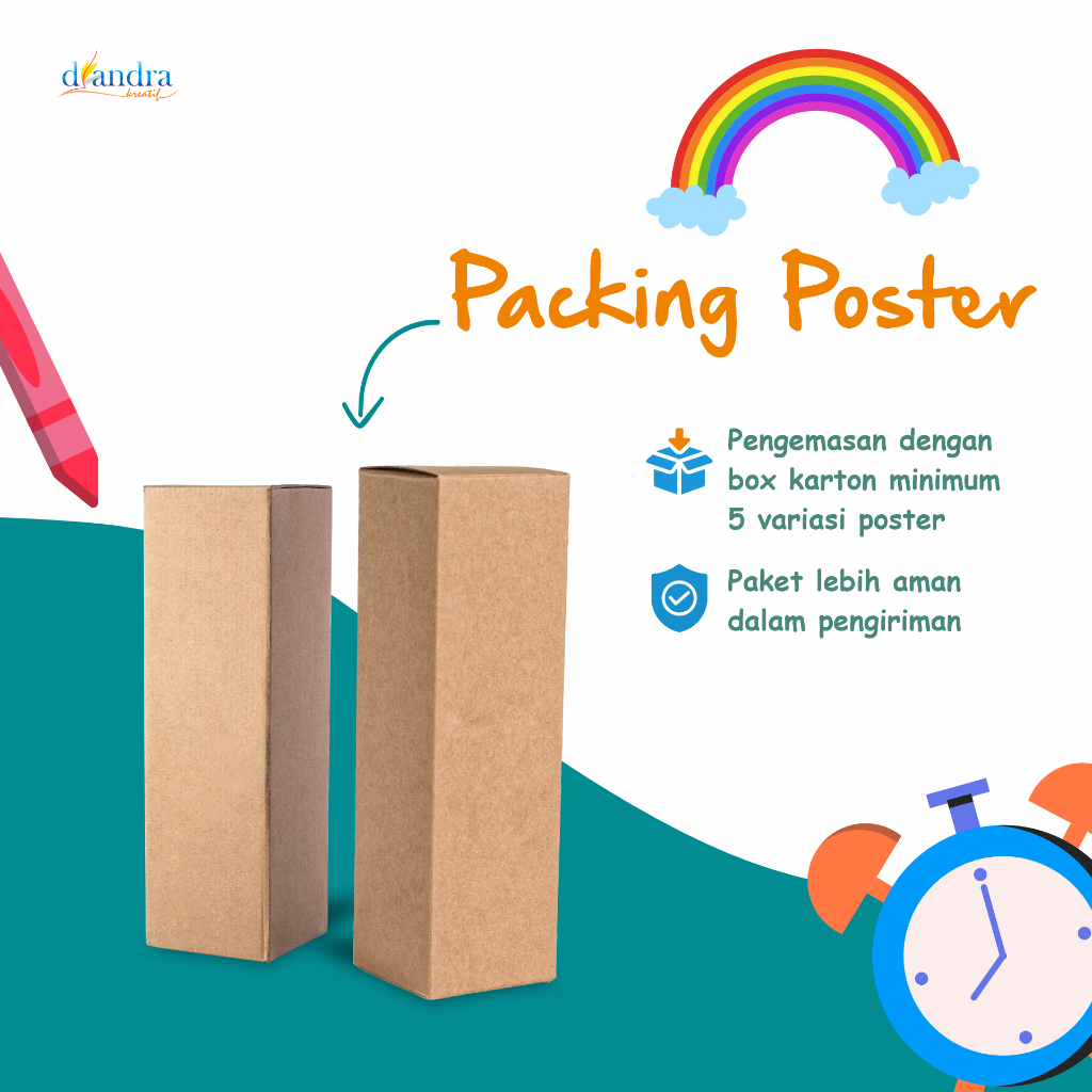 

Kardus Packing Poster Edukasi Anak