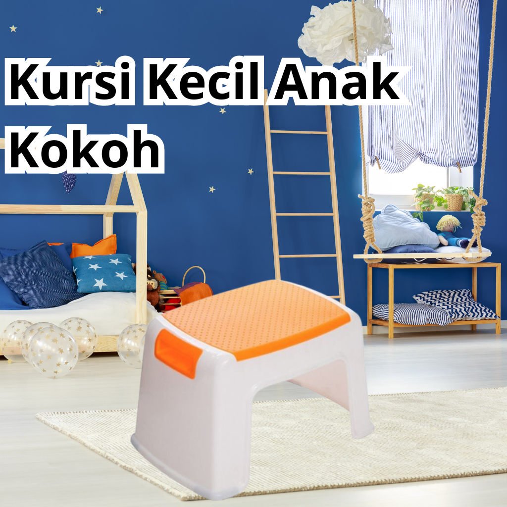 Bangku Jongkok Anak Kursi Kecil Plastik Serbaguna Kursi Mini Dingklik Toilet Wc Bahan Tebal