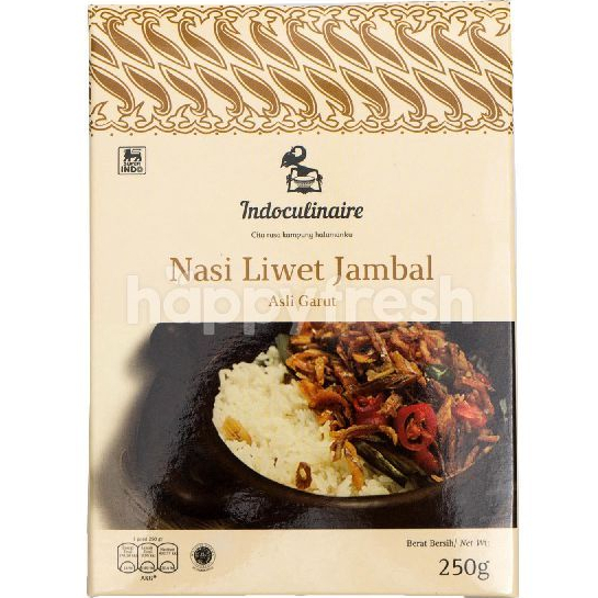 

Indoculinaire Nasi Liwet Jambal 250 Gr Box