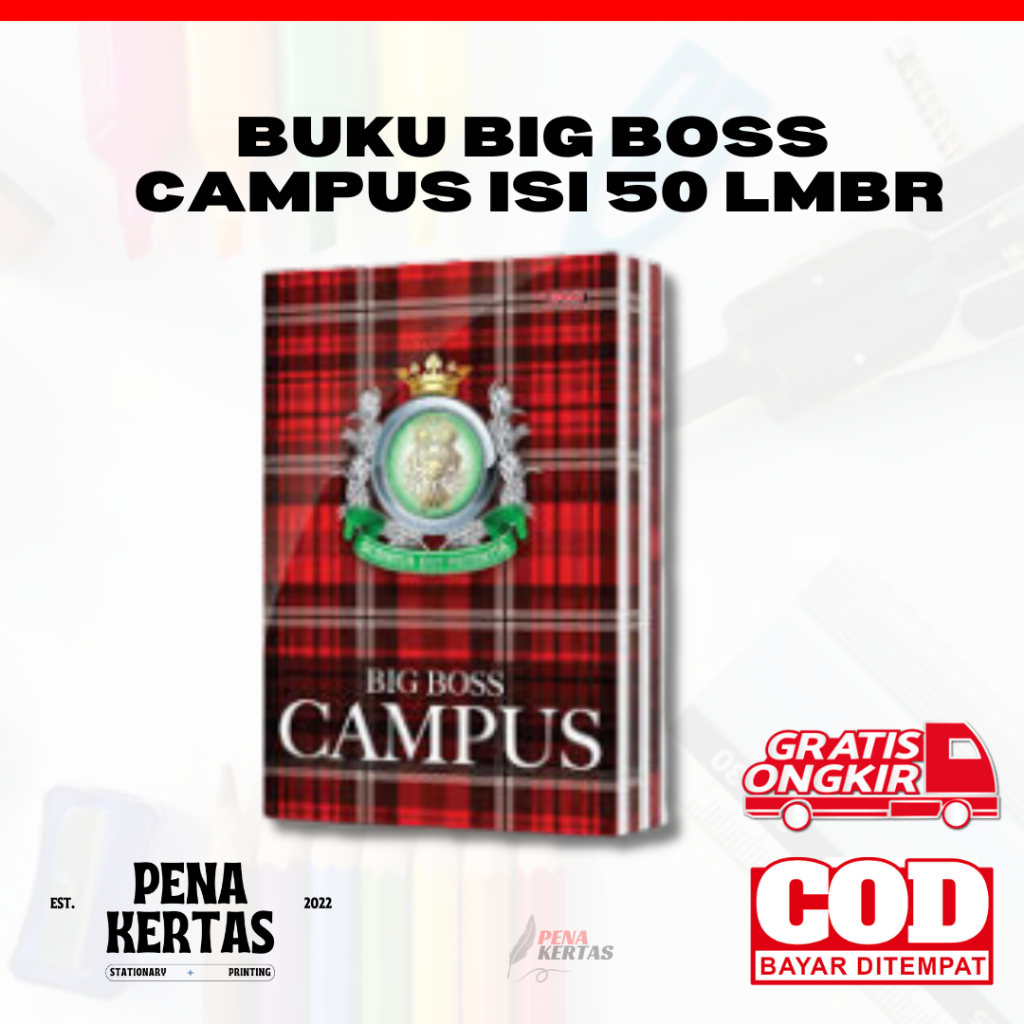 

BigBoss Campus Buku Tulis 50 Lembar - 1 BUKU
