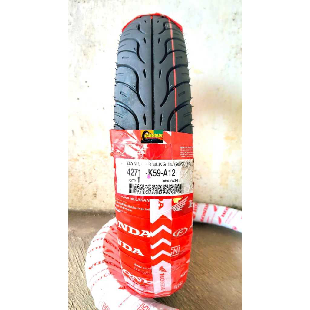 Ban AHM HONDA 90/90-14 Ring 14 Tubeless ban 90/90-14 ban tubeles ban luar 90/90-14 ban motor 90/90-1