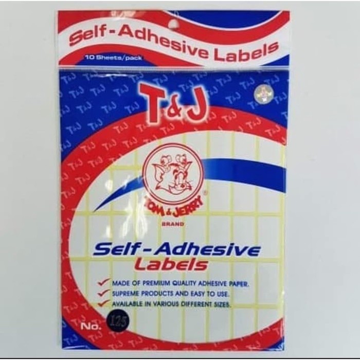 

Label Putih Tom & Jerry No 125 (1 pak / 25 pcs)