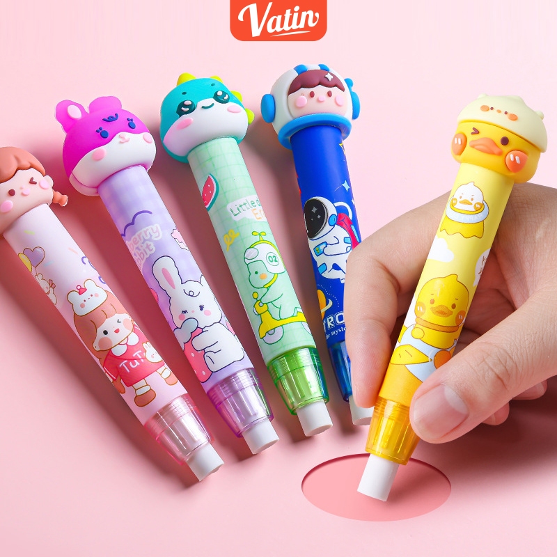 

Penghapus Mekanik Kreatif Kartun Lucu Tekan Penghapus Siswa Menghapus Bersih Tanpa Jejak Tekan Karet-Vatin_Shop