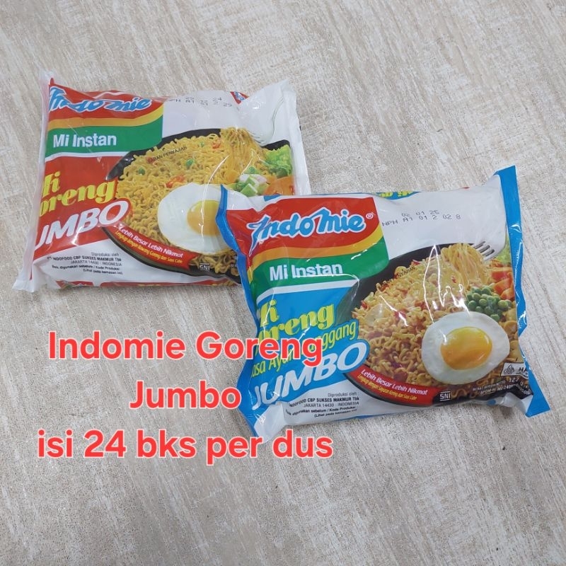 

Indomie Goreng Jumbo (isi 24 bks/dus)