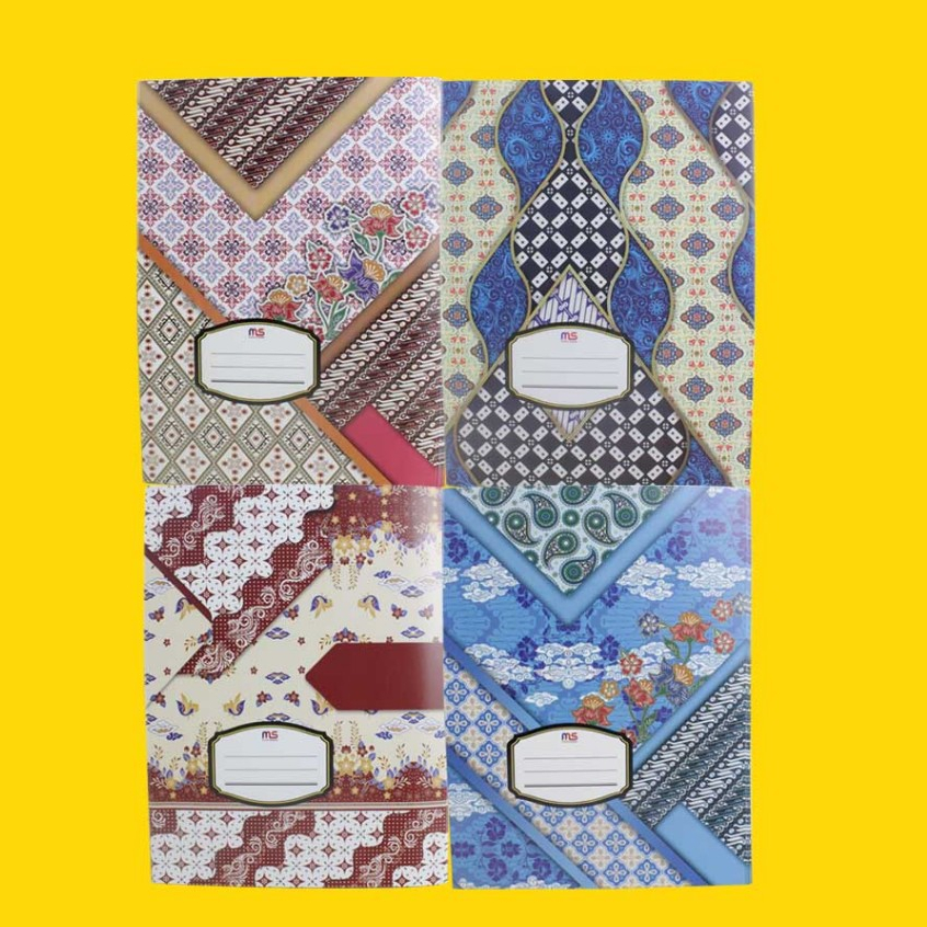 

MEDIA SUKSES - SAMPUL BUKU / SAMPUL KERTAS KWARTO SAK-001 BATIK MODERN ISI 20 LEMBAR