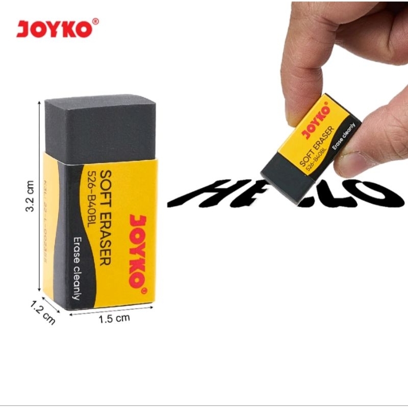 

Penghapus Joyko Soft Eraser 526-B40BL