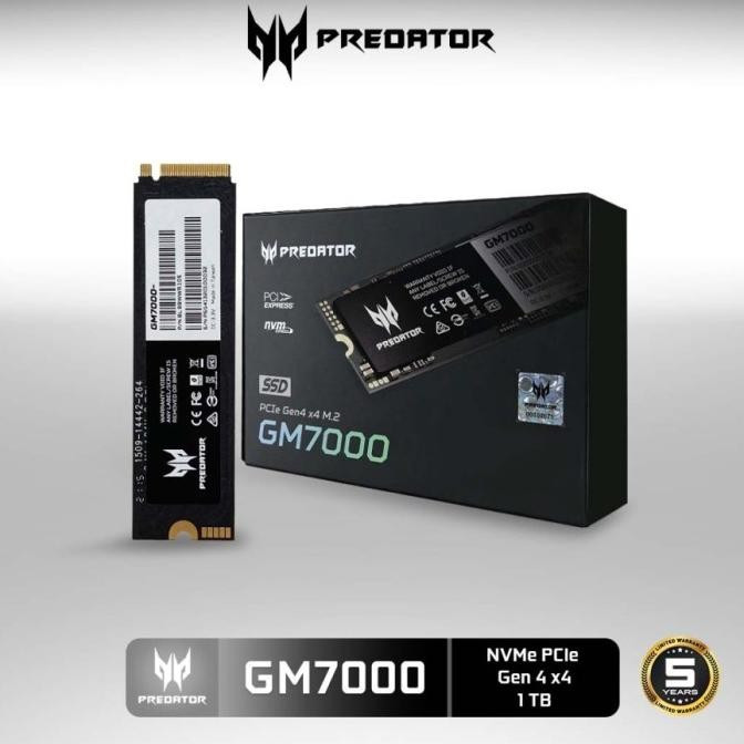 SSD ACER PREDATOR GM7000 4TB 2TB 1TB 512GB - NVMe PCIe 4X4 Acer GM7000