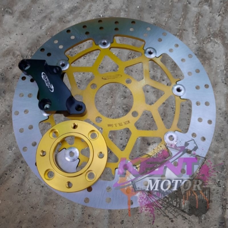 Piringan lebar 300 rx king new KTC RACING ORIGINAL disc cakram lebar ktc racing 300mm rx king