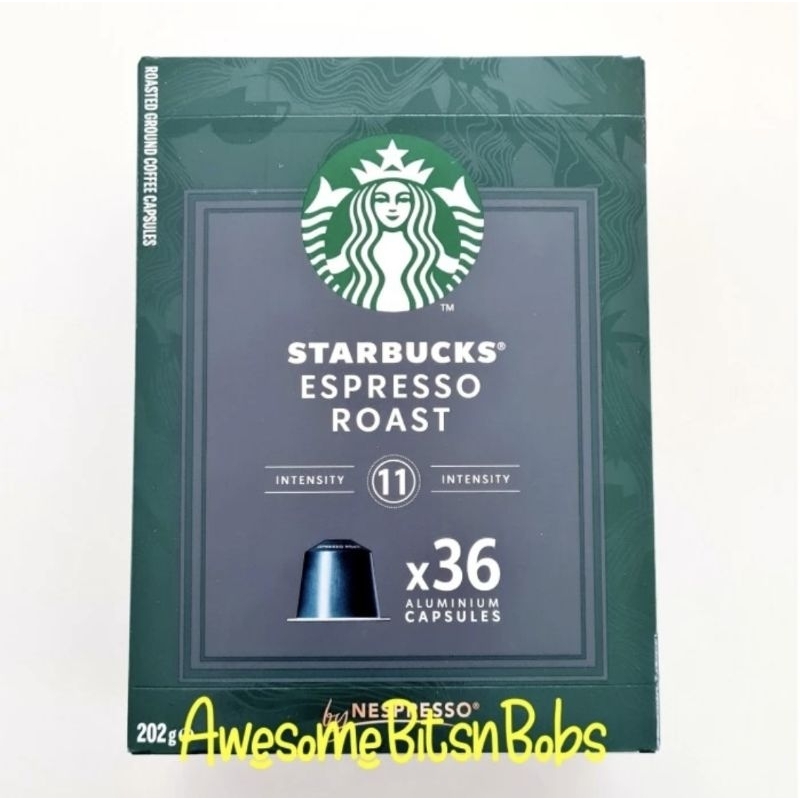 

Starbucks Espresso Roast Coffee by Nespresso 36 Capsules