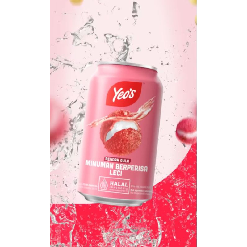 

yeos leci can 300 ml ( Lychee ) 1 karton isi 24 kaleng