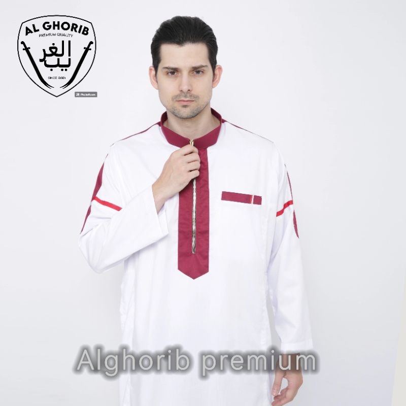 Jubah gamis pria Alghorib quality import premium