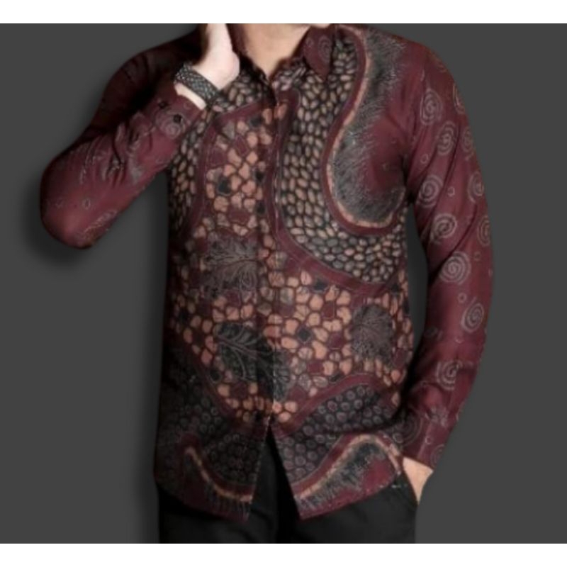 BATIK KENCANA JAYA MOTIF NARAYANA BURGUNDY