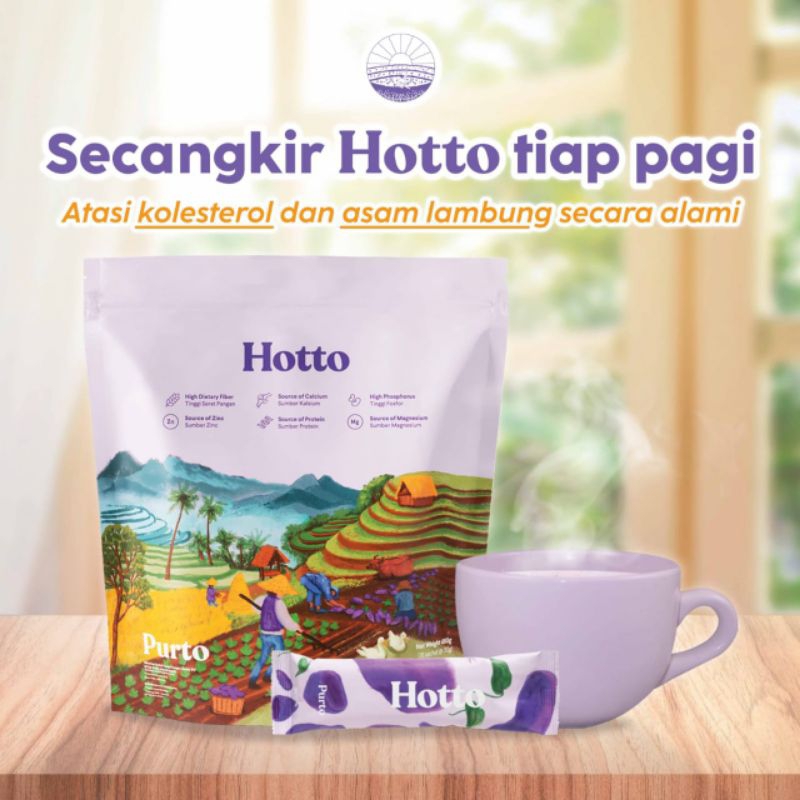 

HOTTO PURTO multigrain with purple potato 1 pouch 16sachet
