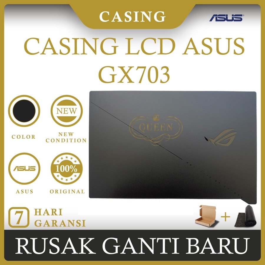 CASING COVER LCD LAPTOP ASUS ROG Zephyrus S17 GX703 GX703HM ORIGINAL
