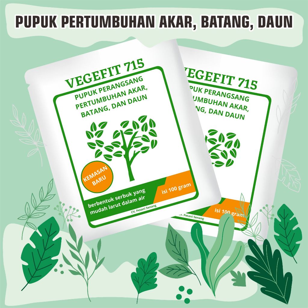 Pupuk Vegefit 715, Pupuk Pertumbuhan Akar, Batang, dan Daun, Pupuk NPK