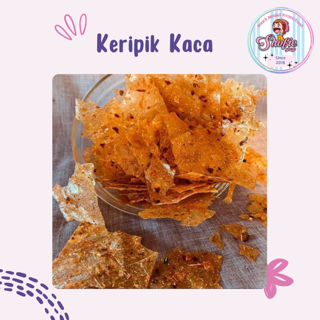 

Kripca / Keripik Kaca Pedas 500 gram