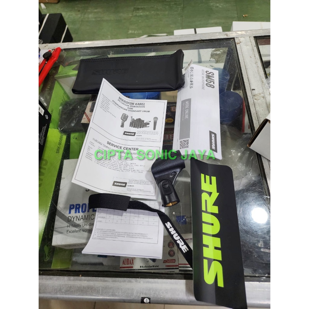 Mic kabel DYNAMIC SHURE SM58 ORIGINAL GOSHEN