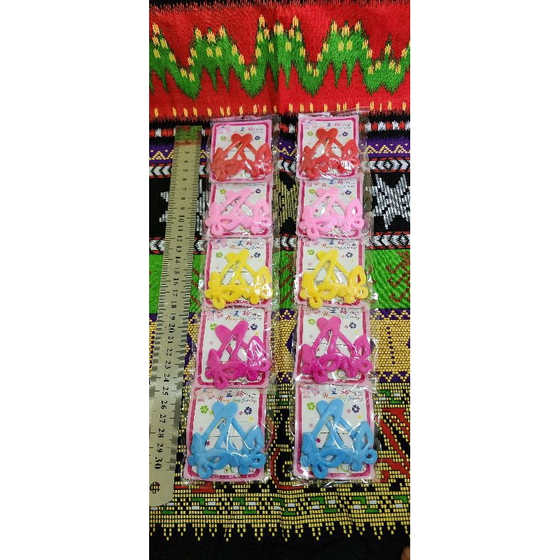 Jepit rambut anak / jepit rambut lucu/ jepit rambut motif / isi 10 pcs.