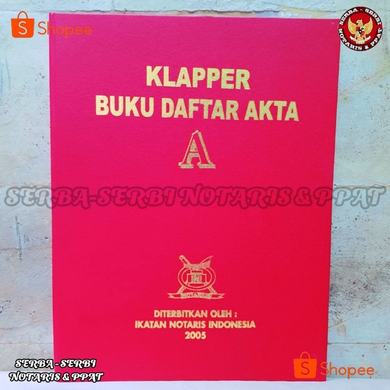 

Buku klapper daftar akta abjad huruf A