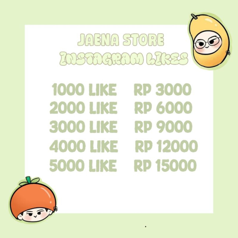 (PROMO) INSTAGRAM LIKE BULE BERGARANSI