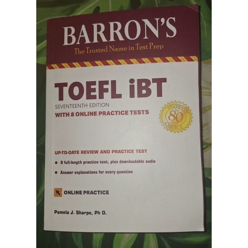 Barron's TOEFL iBT - 17th Edition - Seventeenth Edition - TOEFL BOOK