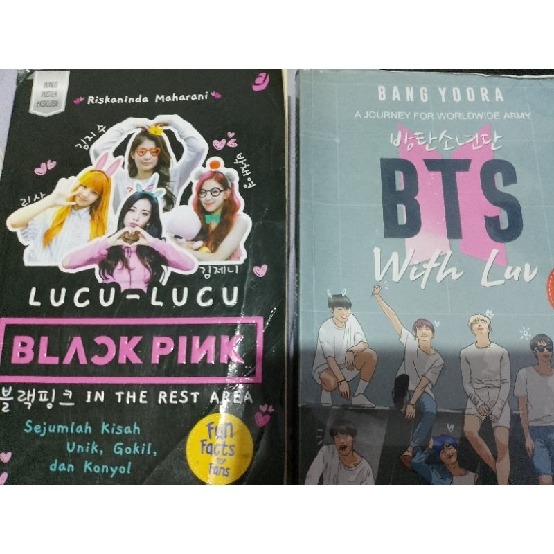 preloved buku BTS dan blackpink