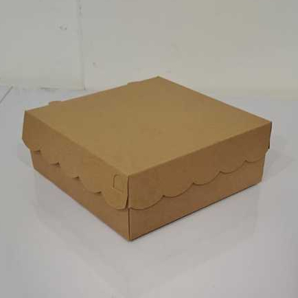 

RB Dus Nasi Kraft 18x18 Renda Per 50 Pcs (DELIMA) / Kotak Catering Non Laminasi