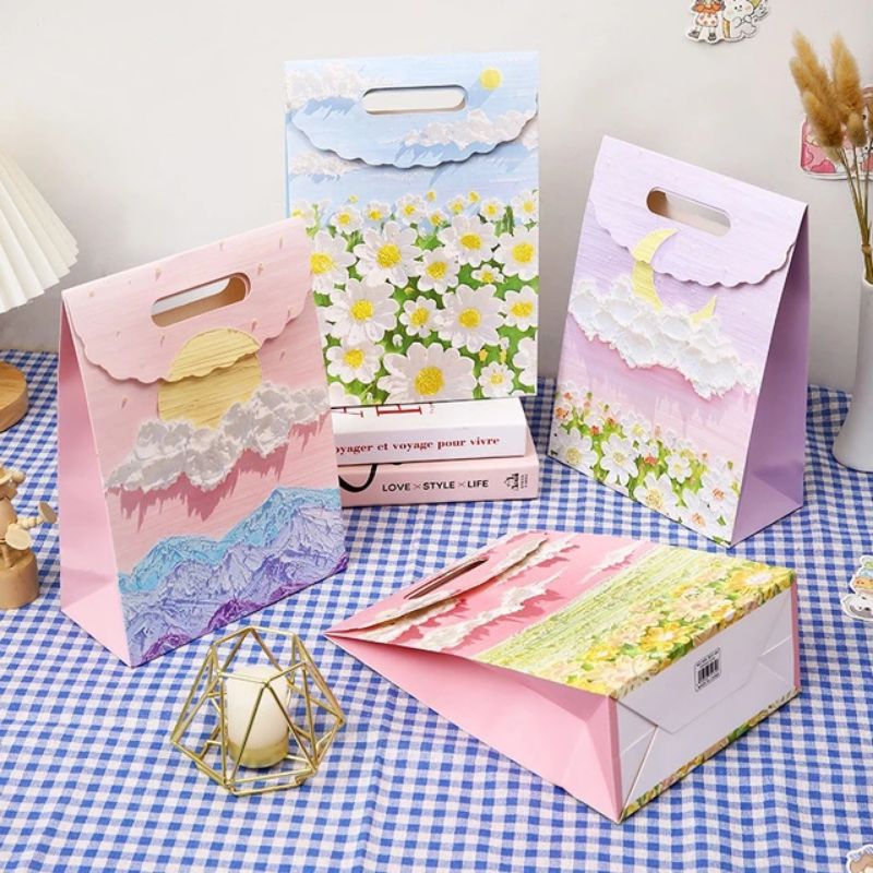 

PREMIUM PAPER BAG GIFT BAG TAS HADIAH 3D AESTHETIC/PAPER BAG GB-16