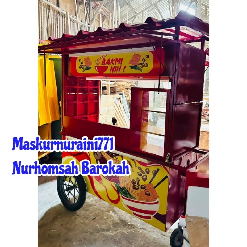 GEROBAK KONTAINER , GEROBAK DIMSUM KONTAINER MURAH