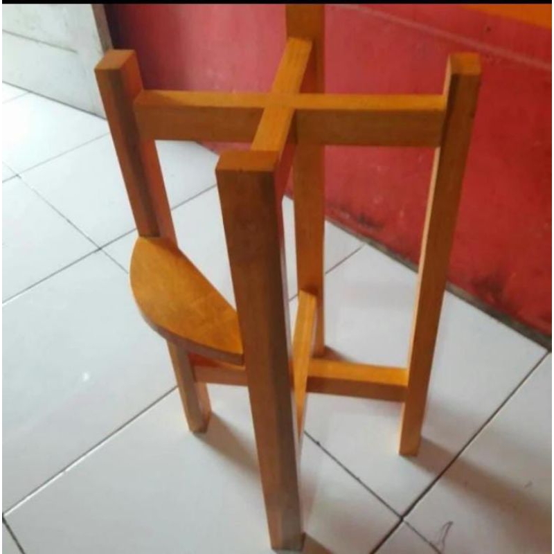 Murah  Rak Dispenser Kayu Minimalis / Rak Galon Air / Rak Galon Kayu Natural