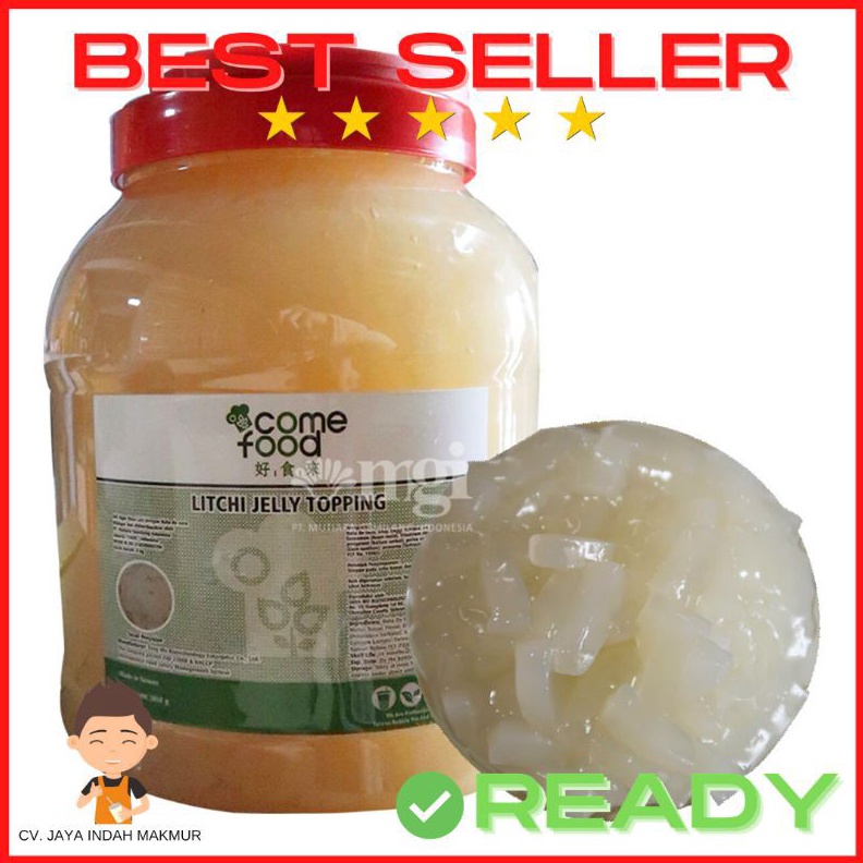 

GOGO BELI Lychee Jelly Topping Minuman Taiwan COME FOOD 4kg Leci Jeli