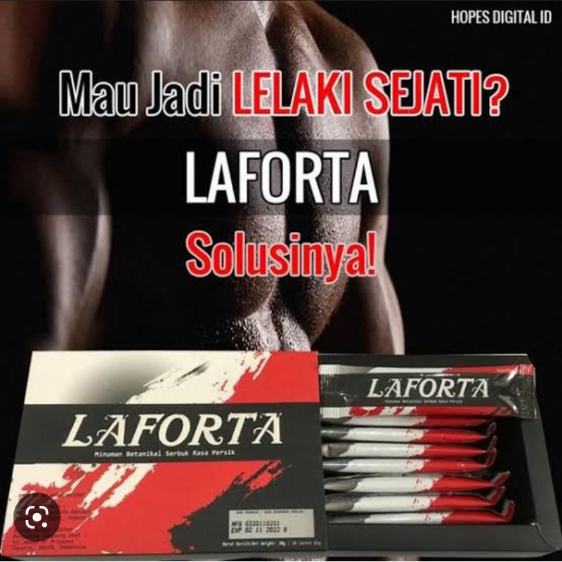 Laforta Original Dr.boyke Minuman Serbuk Isi 10 Sachet Obat Lelaki Stamina Pria Asli Obat Kuat Tahan