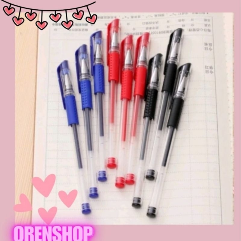 

[OS] Alat Tulis Pena Gel 0.5 mm Pulpen Cair Perlengkapan Sekolah Makassar - Orenshop makassar