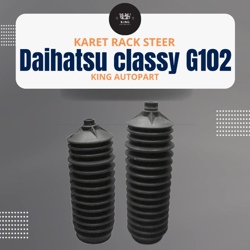 karet boot rack stir steering rack end daihatsu classy G102