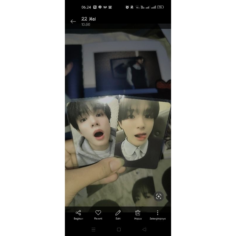 PHOTOCARD JENO ()SCAPE ICFA JENO MELET (BOOKED)